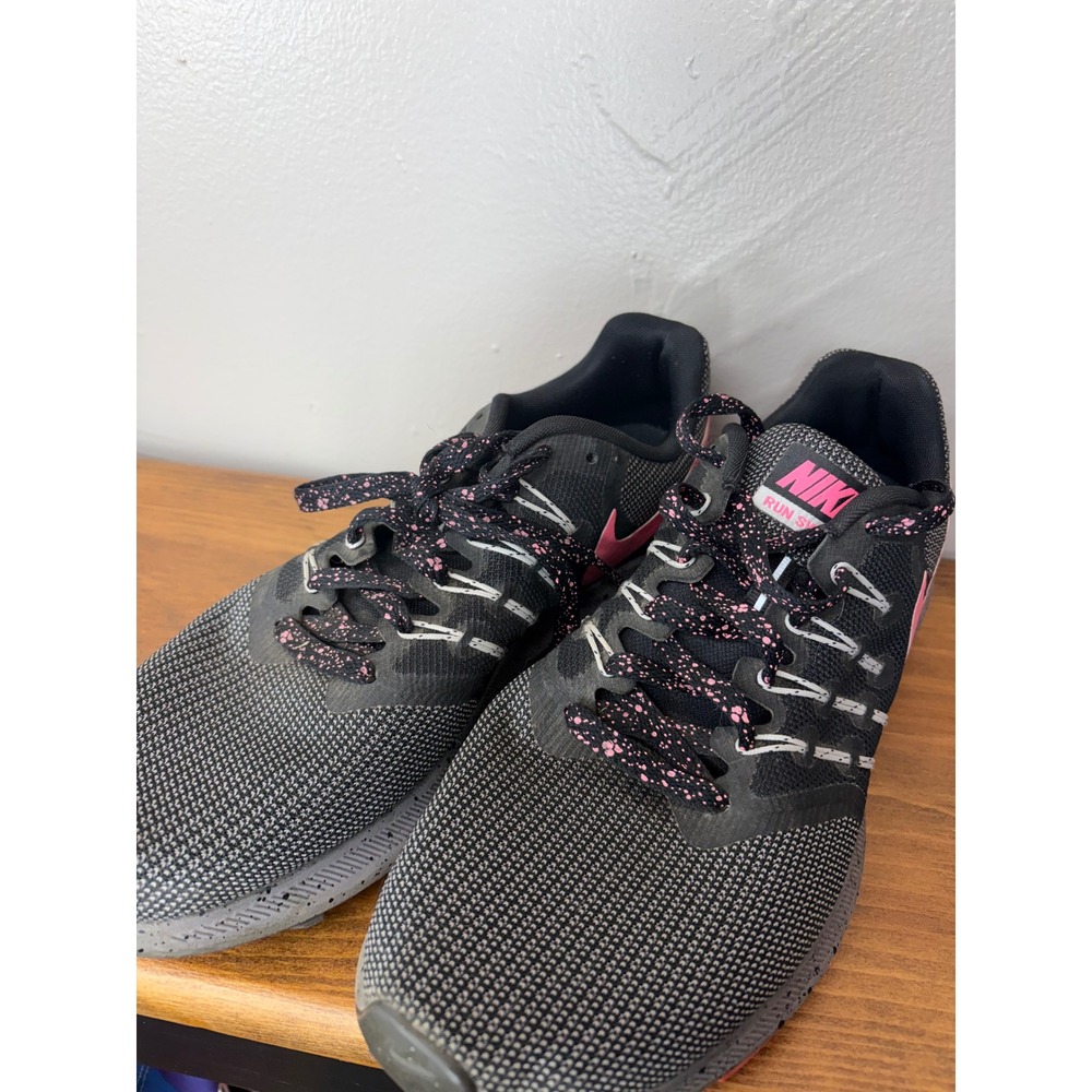 Nike Run Swift Women Running Shoes Black Pink CK6696-001 Size 9.5
